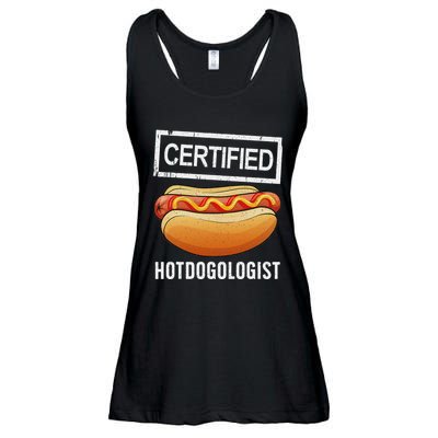 Cool Hotdog Outfit Adult Hotdog Hot Dog Lover Ladies Essential Flowy Tank