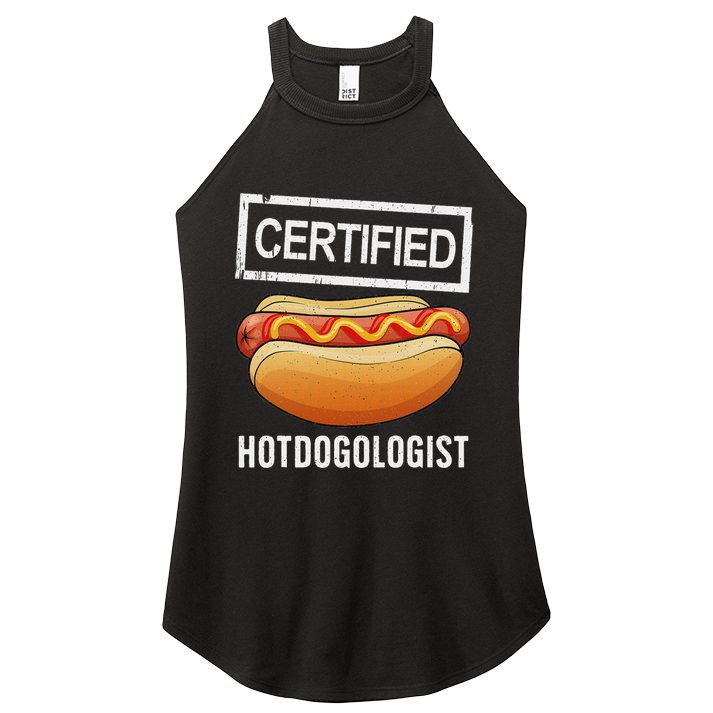Cool Hotdog Outfit Adult Hotdog Hot Dog Lover Women's Perfect Tri Rocker Tank