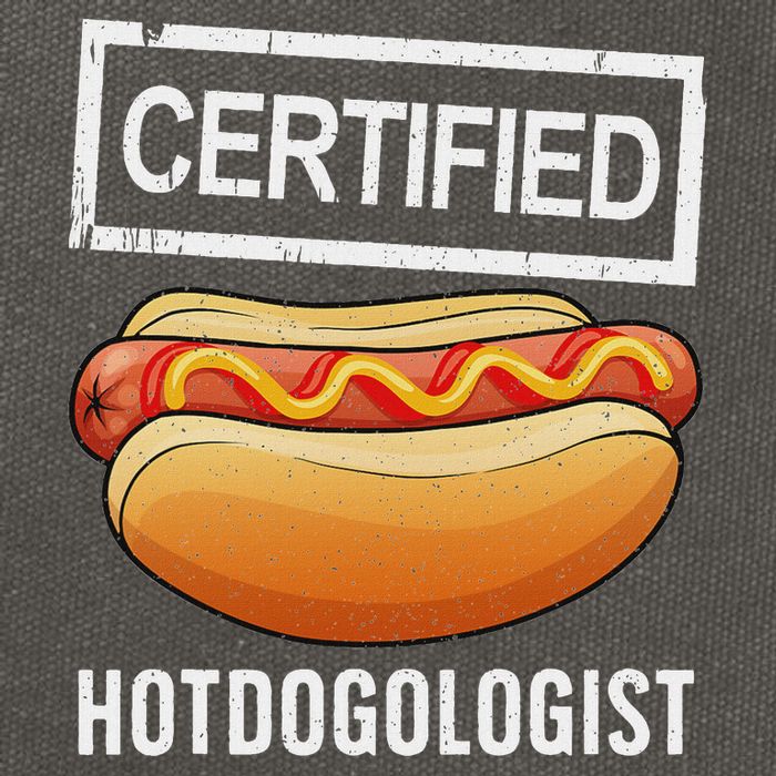 Cool Hotdog Outfit Adult Hotdog Hot Dog Lover Cotton Canvas Backpack
