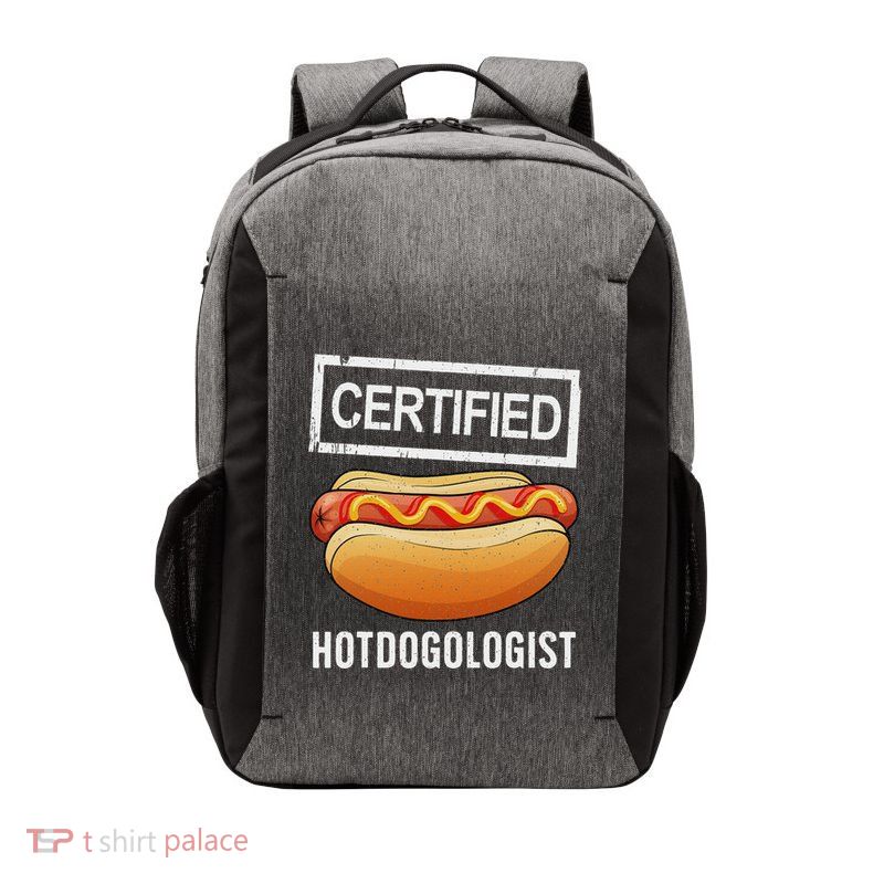 Cool Hotdog Outfit Adult Hotdog Hot Dog Lover Vector Backpack