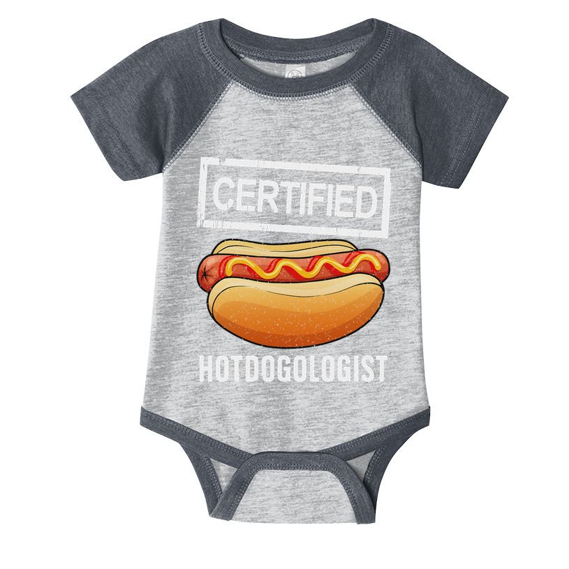 Cool Hotdog Outfit Adult Hotdog Hot Dog Lover Infant Baby Jersey Bodysuit