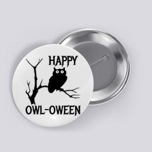 Cute Halloween Owl ; Great For Kids Happy Owl Oween Button