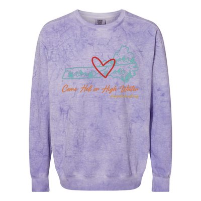 Come Hell Or High Water – Appalachian Strong Retro Colorblast Crewneck Sweatshirt