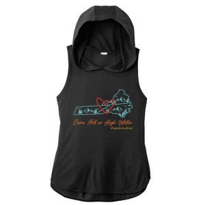 Come Hell Or High Water – Appalachian Strong Retro Ladies PosiCharge Tri-Blend Wicking Draft Hoodie Tank