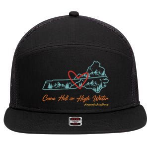 Come Hell Or High Water – Appalachian Strong Retro 7 Panel Mesh Trucker Snapback Hat