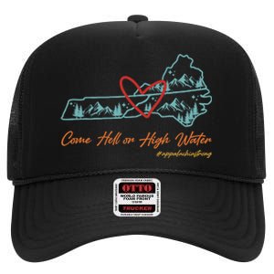 Come Hell Or High Water – Appalachian Strong Retro High Crown Mesh Back Trucker Hat