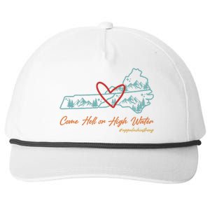 Come Hell Or High Water – Appalachian Strong Retro Snapback Five-Panel Rope Hat