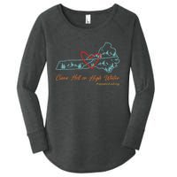 Come Hell Or High Water – Appalachian Strong Retro Women's Perfect Tri Tunic Long Sleeve Shirt