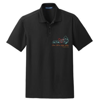 Come Hell Or High Water – Appalachian Strong Retro Dry Zone Grid Polo