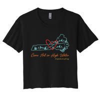 Come Hell Or High Water – Appalachian Strong Retro Women's Crop Top Tee