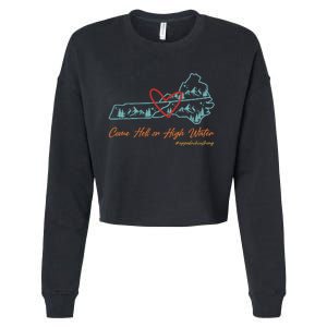 Come Hell Or High Water – Appalachian Strong Retro Cropped Pullover Crew