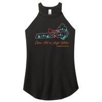 Come Hell Or High Water – Appalachian Strong Retro Women's Perfect Tri Rocker Tank