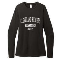 Cleveland Heights Ohio Oh Vintage Established Sports Womens CVC Long Sleeve Shirt