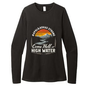 Come Hell Or High Water Mountain Appalachia Strong Nc Vn Tn Womens CVC Long Sleeve Shirt