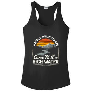 Come Hell Or High Water Mountain Appalachia Strong Nc Vn Tn Ladies PosiCharge Competitor Racerback Tank