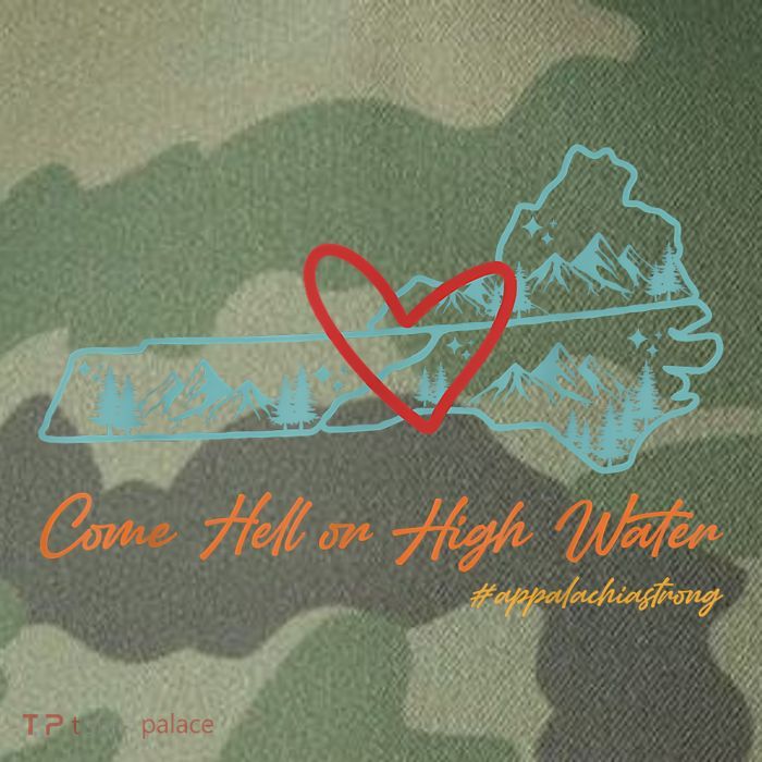 Come Hell Or High Water – Appalachian Strong Retro Legacy Tie Dye Trucker Hat