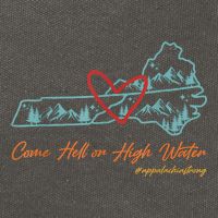Come Hell Or High Water – Appalachian Strong Retro Cotton Canvas Backpack