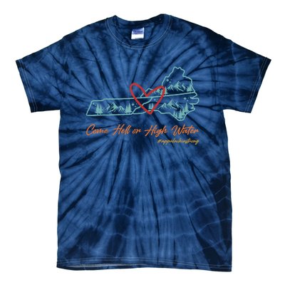 Come Hell Or High Water – Appalachian Strong Retro Tie-Dye T-Shirt