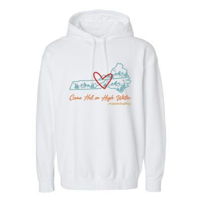 Come Hell Or High Water – Appalachian Strong Retro Garment-Dyed Fleece Hoodie