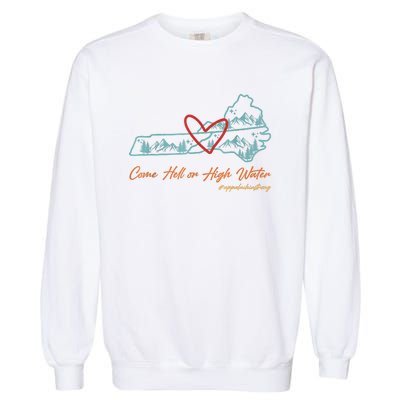 Come Hell Or High Water – Appalachian Strong Retro Garment-Dyed Sweatshirt