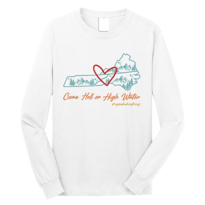 Come Hell Or High Water – Appalachian Strong Retro Long Sleeve Shirt