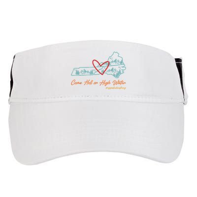 Come Hell Or High Water – Appalachian Strong Retro Adult Drive Performance Visor