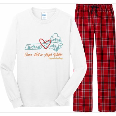 Come Hell Or High Water – Appalachian Strong Retro Long Sleeve Pajama Set