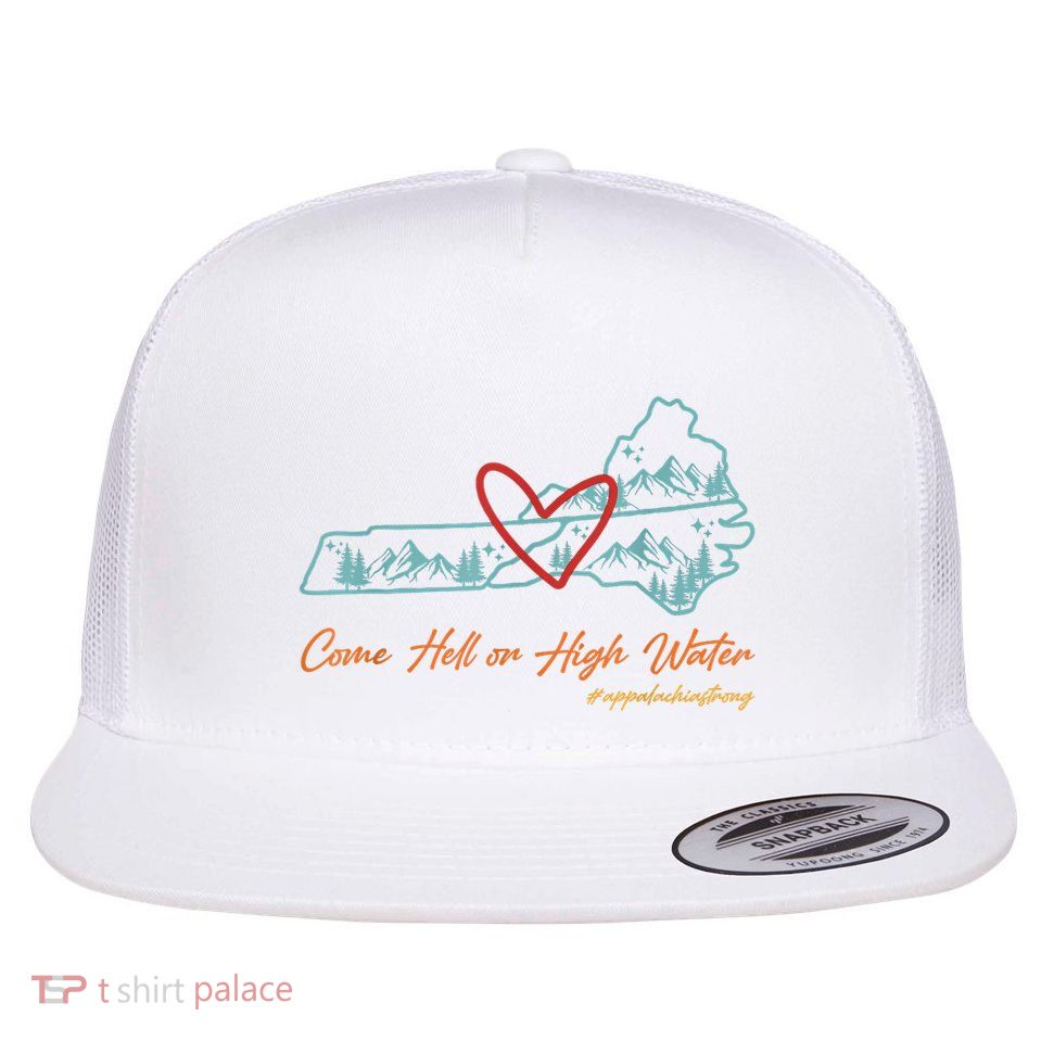 Come Hell Or High Water – Appalachian Strong Retro Flatbill Hat