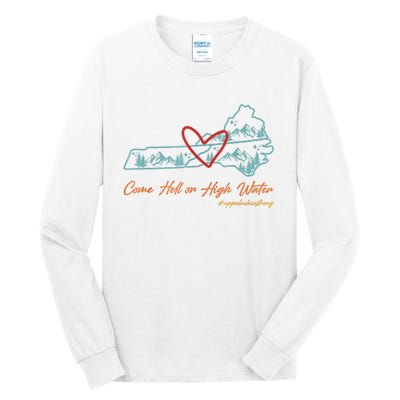 Come Hell Or High Water – Appalachian Strong Retro Tall Long Sleeve T-Shirt