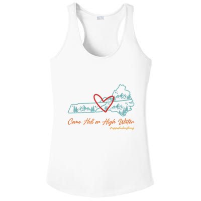 Come Hell Or High Water – Appalachian Strong Retro Ladies PosiCharge Competitor Racerback Tank