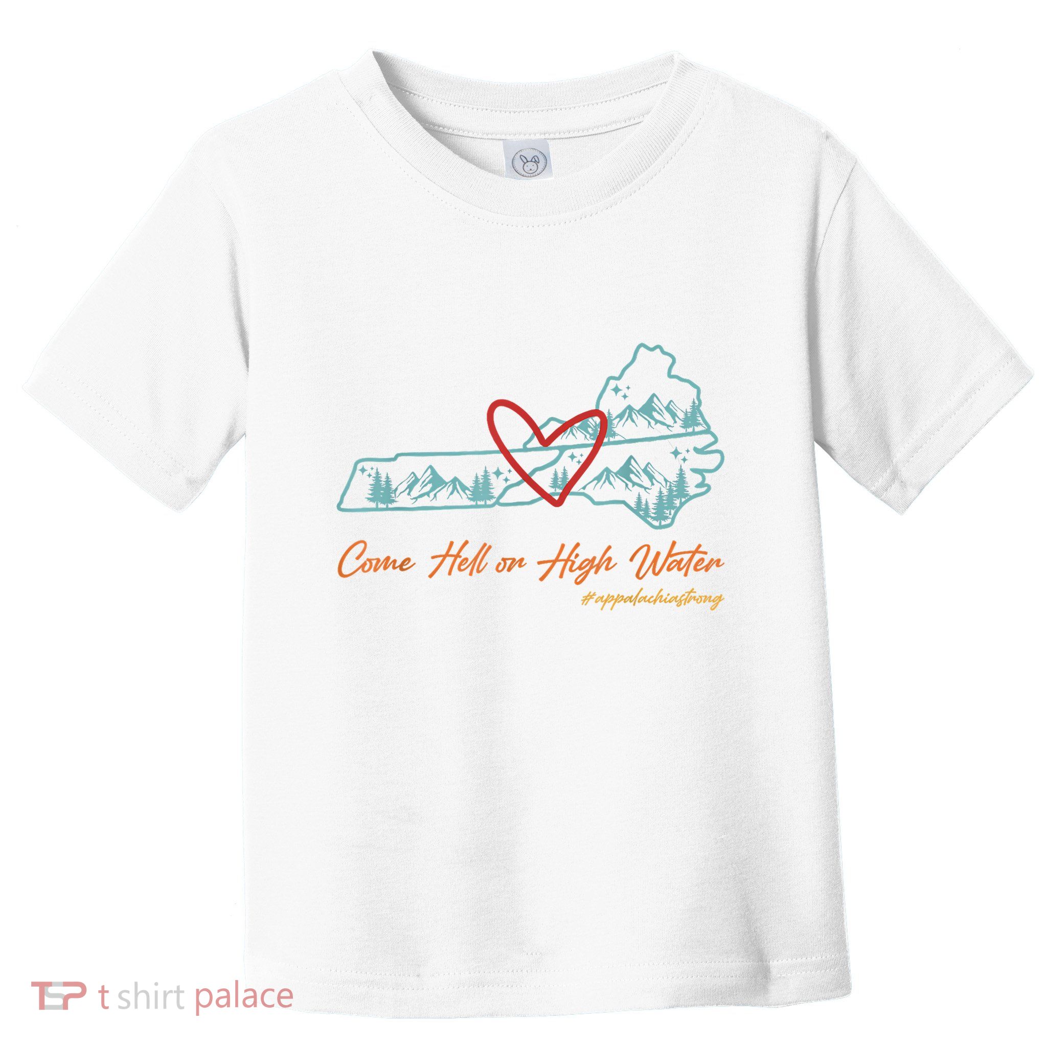 Come Hell Or High Water – Appalachian Strong Retro Toddler T-Shirt