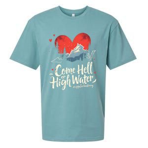 Come Hell Or High Water Mountain Appalachia Strong Nc Vn Tn Sueded Cloud Jersey T-Shirt