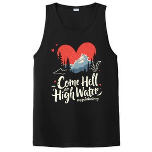 Come Hell Or High Water Mountain Appalachia Strong Nc Vn Tn PosiCharge Competitor Tank