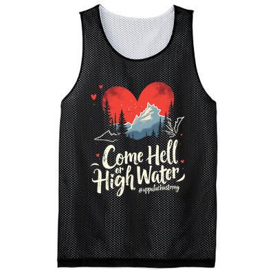 Come Hell Or High Water Mountain Appalachia Strong Nc Vn Tn Mesh Reversible Basketball Jersey Tank