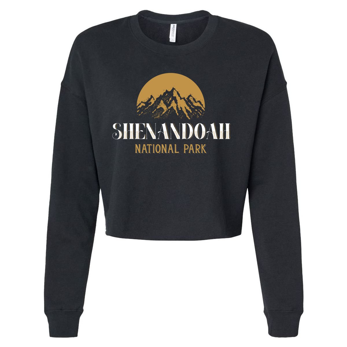 Camping Hiking Outdoor Gift Shenandoah National Park Gift Cropped Pullover Crew