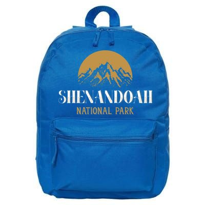 Camping Hiking Outdoor Gift Shenandoah National Park Gift 16 in Basic Backpack