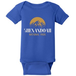 Camping Hiking Outdoor Gift Shenandoah National Park Gift Baby Bodysuit