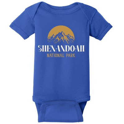 Camping Hiking Outdoor Gift Shenandoah National Park Gift Baby Bodysuit