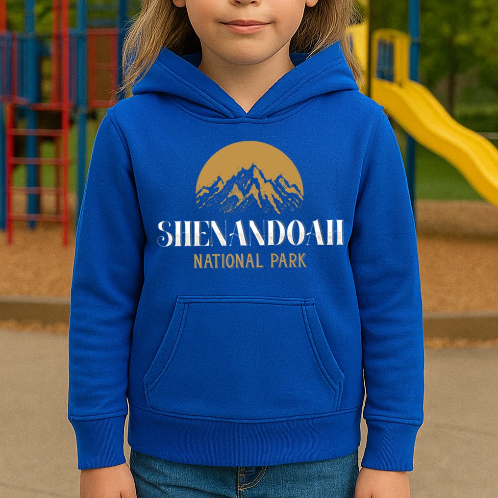 Camping Hiking Outdoor Gift Shenandoah National Park Gift Kids Hoodie