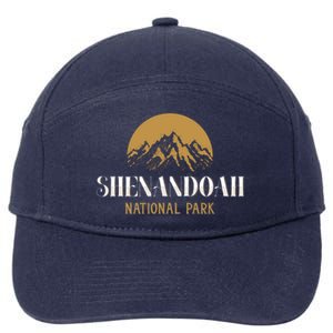 Camping Hiking Outdoor Gift Shenandoah National Park Gift 7-Panel Snapback Hat