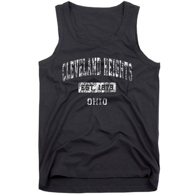 Cleveland Heights Ohio Oh Vintage Established Sports Tank Top