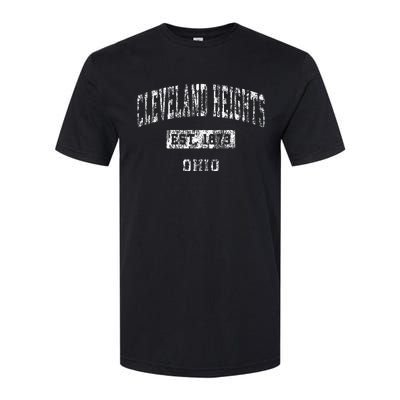 Cleveland Heights Ohio Oh Vintage Established Sports Softstyle® CVC T-Shirt