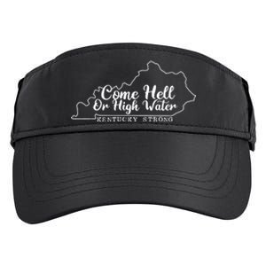 Come Hell Or High Water Cool Kentucky Strong Adult Drive Performance Visor