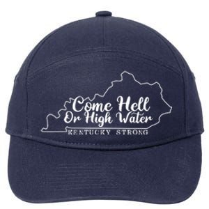 Come Hell Or High Water Cool Kentucky Strong 7-Panel Snapback Hat