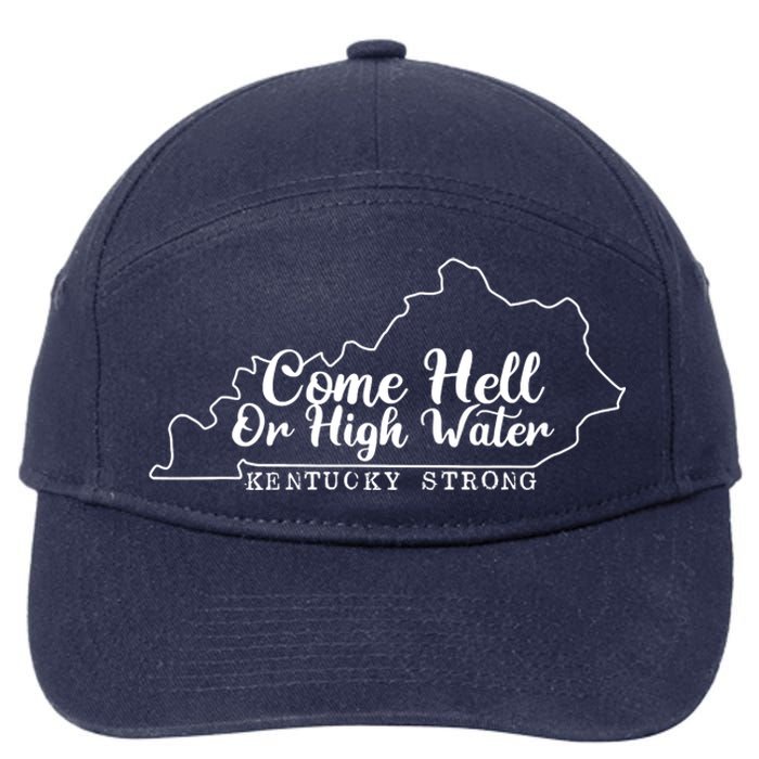 Come Hell Or High Water Cool Kentucky Strong 7-Panel Snapback Hat