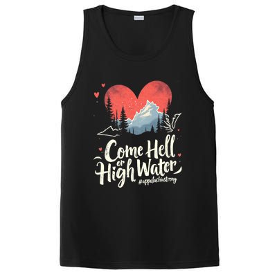 Come Hell Or High Water Mountain Appalachia Strong Nc Vn Tn PosiCharge Competitor Tank