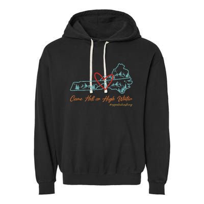 Come Hell Or High Water – Appalachian Strong Retro Garment-Dyed Fleece Hoodie