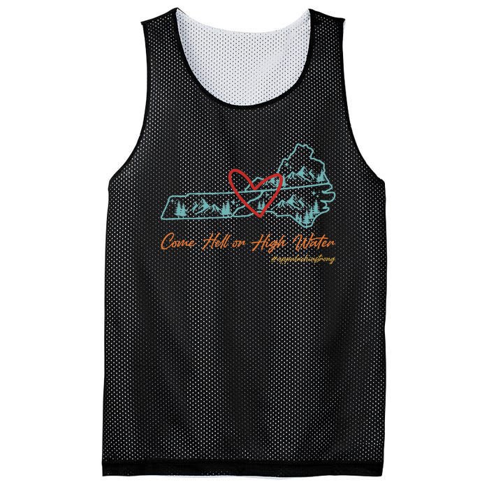 Come Hell Or High Water – Appalachian Strong Retro Mesh Reversible Basketball Jersey Tank