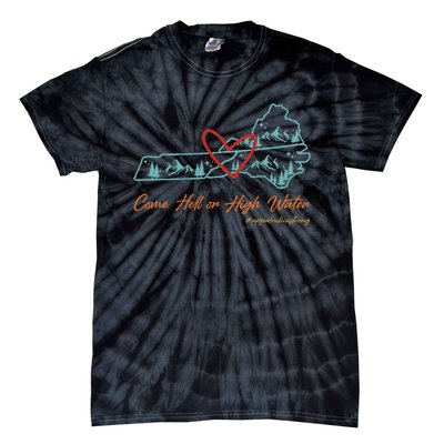 Come Hell Or High Water – Appalachian Strong Retro Tie-Dye T-Shirt