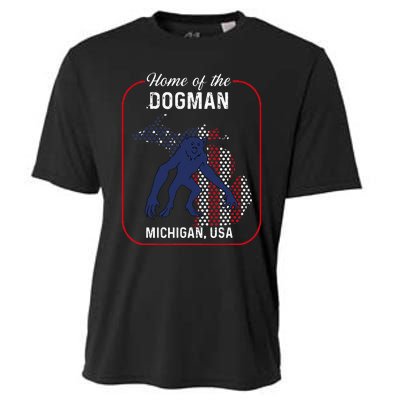 Cryptid Home of the Michigan Dogman Cooling Performance Crew T-Shirt